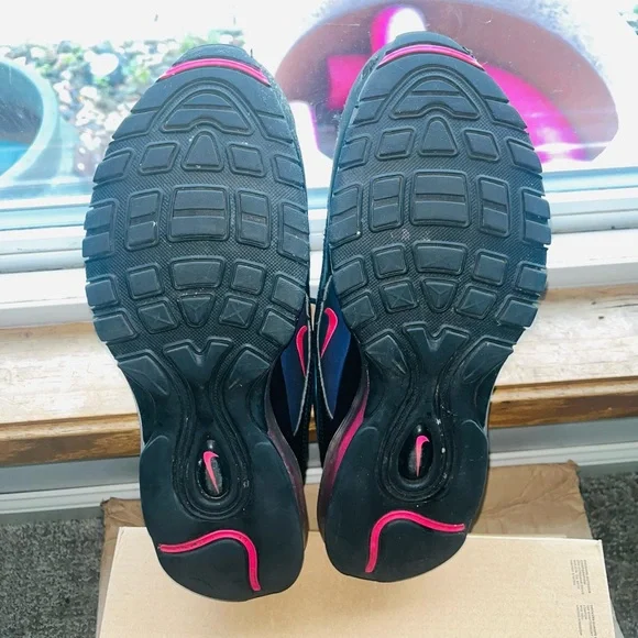 ✳️Nike Air Max ‘97 (Black/Fushia/Grey), Men’s Size 12 / Women’s Size 13.5✳️ - Picture 8 of 12